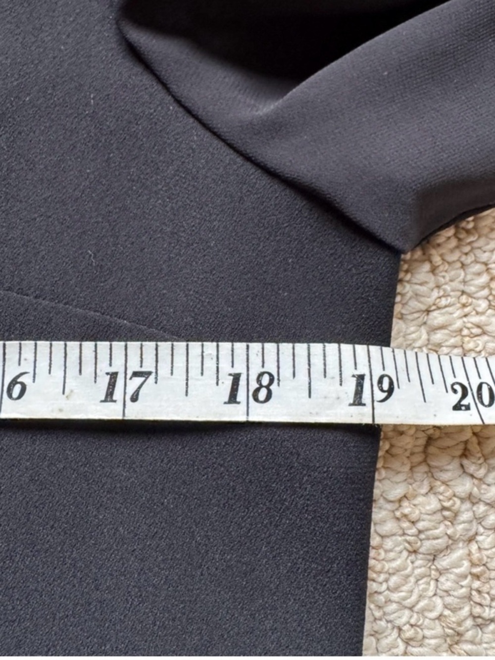 Tahari Black Sheer Long Sleeve Minimalist Tunic Sheath Mini Dress Size 10 - Picture 6 of 8